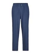 Jpstkarl Jjlawrence Linen Chino Sn Bottoms Trousers Linen Trousers Blue Jack & J S