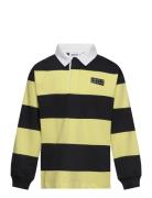 Relz Tops T-shirts Polo Shirts Long-sleeved Polo Shirts Multi/patterned Molo