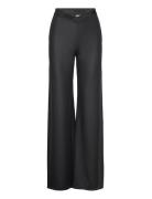 Stretch Straight Leggings Designers Trousers Wide Leg Black ROTATE Birger Christensen