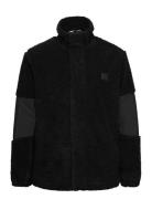 Kofu Fleece Jacket T1 Tops Sweatshirts & Hoodies Fleeces & Midlayers Black Rains