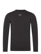 Baselayer With Ck Chest Print Sport Base Layer Tops Black Calvin Klein Golf