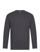 Ess Elevated Waffle Longsleeve Tee Sport Men Sport Clothing Sport Tops Sport Long Sleeved Tops Grey PUMA