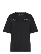 Bmw Mms Wmn Ess+ Logo Tee Sport Sport Clothing Sports Tops & T-shirts Sport T-Skjorte Black PUMA Motorsport