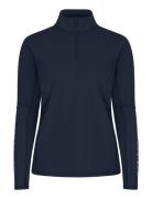 Warming Tech Half Zip Sport Women Sport Clothing Sport Fleeces & Midlayers Navy Röhnisch