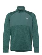 Athletics Heat Grid 1/2 Zip Sport Sport Clothing Sport Fleeces & Midlayers Green New Balance