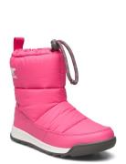 Youth Whitney Ii Plus Puffy Wp Sport Winter Boots Winterboots Pull On Pink Sorel