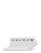 1/4 Socks 6P Sport Women Sport Clothing Sport Socks White Adidas Originals