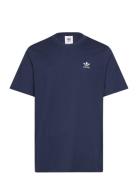 Trefoil Essentials T-Shirt Sport Men Men Sports Clothes Sport Tops Sport T-Skjorte Navy Adidas Originals