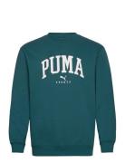 Puma Squad Crew Fl Sport Men Sport Clothing Sport Sweatshirts & Hoodies Sport Sweatshirts Green PUMA