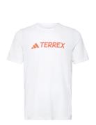 Mt Log Tech T Sport Men Men Sports Clothes Sport Tops Sport T-Skjorte White Adidas Terrex