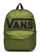 Old Skool Drop V Backpack Sport Women Sport Training Bags Sport Backpacks Green VANS