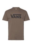 Mn Vans Classic Sport Men Sports Clothes Sport Tops Sport T-Skjorte Brown VANS