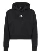 W Essential Crop Hoodie Sport Women Sport Clothing Sport Sweatshirts & Hoodies Sport Hoodies Black The North Face