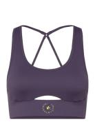 Asmc Tst Bra Sport Women Sport Clothing Sport Bras - All Purple Adidas By Stella McCartney