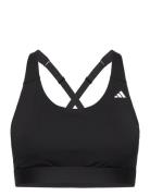 Ultimateadidas Run Medium Support Bra Sport Women Sport Clothing Sport Bras - All Black Adidas Performance