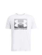 Ua M Boxed Sports Updated Ss Sport Men Men Sports Clothes Sport Tops Sport T-Skjorte White Under Armour