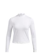 Ua Drive Ls Mock Sport Women Sport Clothing Sports Tops & T-shirts Sport Long Sleeve Tops White Under Armour