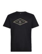 Qs Diamond Logo Ss Sport Men Men Sports Clothes Sport Tops Sport T-Skjorte Black Quiksilver