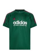 House Of Tiro Nations Pack Tee Sport Men Men Sports Clothes Sport Tops Sport T-Skjorte Green Adidas Sportswear