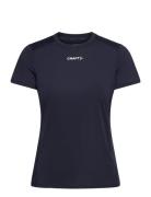 Adv Essence Ss Tee 2 W Sport Sport Clothing Sports Tops & T-shirts Sport T-Skjorte Navy Craft