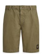 Dalesman Short Dark Ink Designers Shorts Chinos Shorts Khaki Green Belstaff