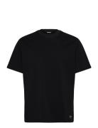 Centre Mock Neck T-Shirt Sport Men Men Sports Clothes Sport Tops Sport T-Skjorte Black Björn Borg