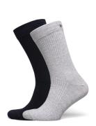 Core Ankle Rib Sock 2P Sport Women Sport Clothing Sport Socks Multi/patterned Björn Borg