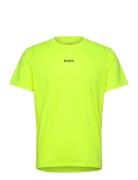 Borg Running Perforated T-Shirt Sport Men Men Sports Clothes Sport Tops Sport T-Skjorte Yellow Björn Borg