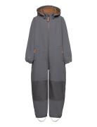 Nmmlaalfa Suit Solid Fo Lil Outerwear Coveralls Softshell Coveralls Grey Lil'Atelier