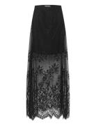 Laicagz Hw Skirt Skirts Maxi Skirts Black Gestuz