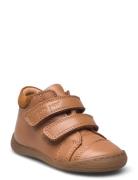 Starters™ Velcro Shoes Pre-walkers - Beginner Shoes  Brown Pom Pom