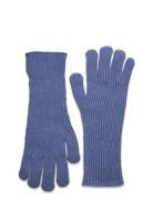 Woona Short Gloves Accessories Gloves Finger Gloves Blue Becksöndergaard