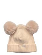 Bergen Hat - Pompons Accessories Headwear Hats Winter Hats Beige Mp Denmark