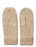 Sc-Frauke Accessories Gloves Thumb Gloves Beige Soyaconcept