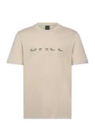 Tee 1 Sport Men Men Sports Clothes Sport Tops Sport T-Skjorte Beige BOSS