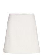 Mschnadialine Skirt Skirts Short Skirts White MSCH Copenhagen