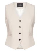 Brassicabbbielle Waistcoat Blazers Sleeveless Blazers Cream Bruuns Bazaar