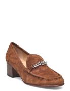 Winslet Suede Pump Shoes Heels Heeled Loafers Brown Lauren Ralph Lauren