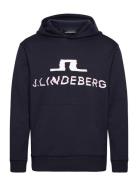 Karson Hoodie Sport Men Sport Clothing Sport Sweatshirts & Hoodies Sport Hoodies Navy J. Lindeberg