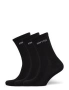 Black Aim'n Logo Socks 3-Pack Sport Women Sport Clothing Sport Socks Black Aim´n