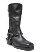 Igata Boots Leather With Veget Shoes Boots Cowboy Boots Black Zadig & Voltaire