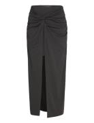 Fitted Twisted Skirt Skirts Knee-length & Midi Skirts Black ROTATE Birger Christensen