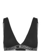 1P Soft Top Noos Solids Sport Women Sport Clothing Sport Bras - All Black Björn Borg