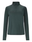 Aileen W Midlayer Sport Women Sport Clothing Sport Fleeces & Midlayers Khaki Green Endurance