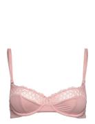 Three Piece Unlined Lingerie Bras & Tops Balc Tte Bras Pink Calvin Klein