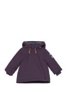 Nylon Baby Jacket - Solid Outerwear Jackets & Coats Anoraks Purple Mikk-line