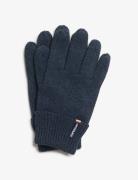 Essential Logo Knitted Gloves Accessories Gloves Finger Gloves Navy Superdry