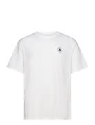 Core Chuck Patch Tee Sport Sport Clothing Sports Tops & T-shirts Sport T-Skjorte White Converse