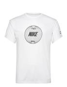 Nike M Ss Hydroguard Lead Line Sport Men Men Sports Clothes Sport Tops Sport T-Skjorte White NIKE SWIM