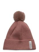 Beenie W. Fake Fur W. Lining Accessories Headwear Hats Winter Hats Pink En Fant